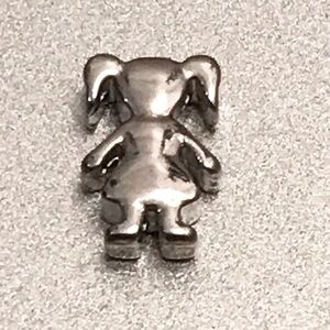 Origami Owl silver girl/female charm